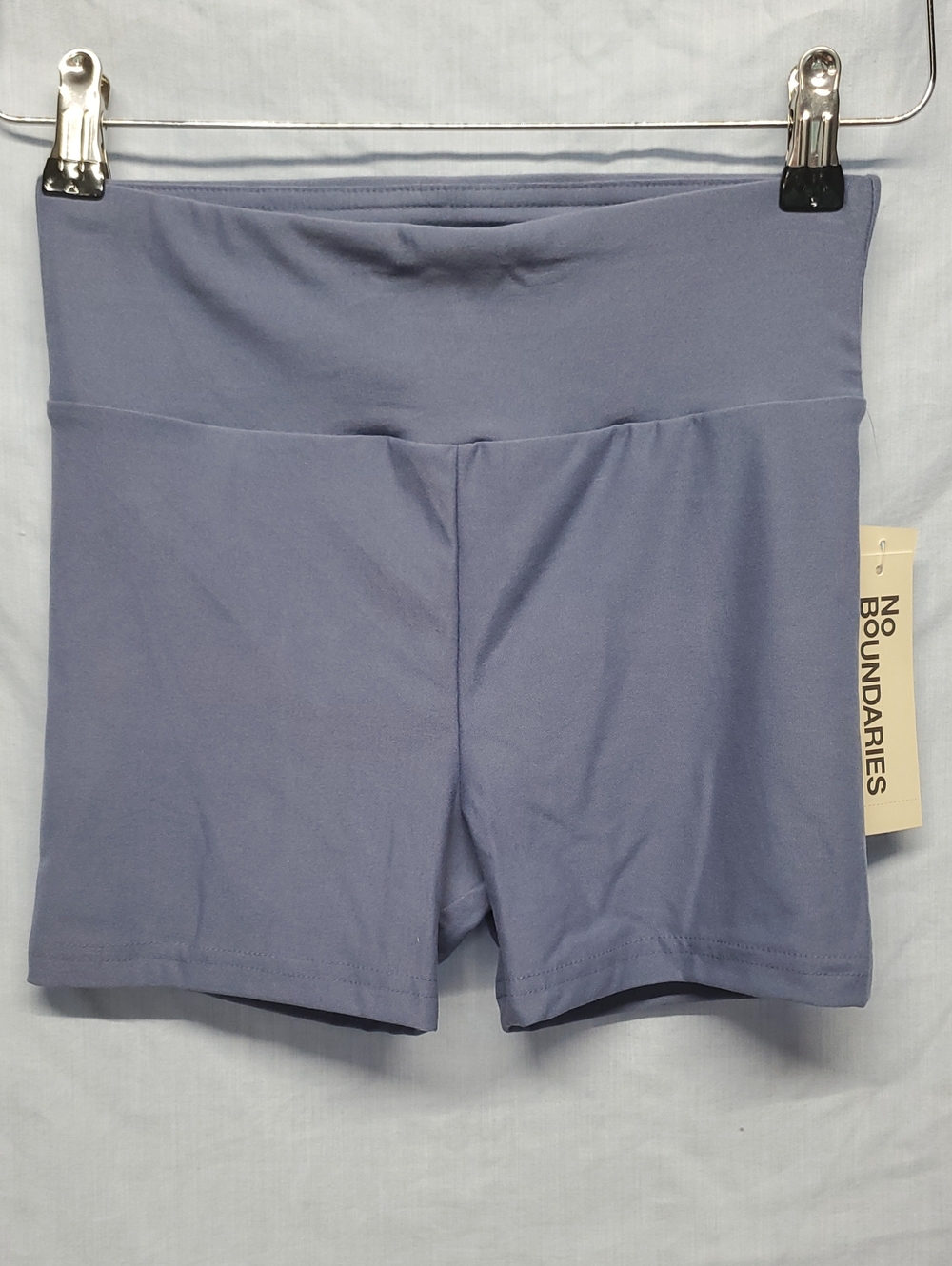 No Boundaries Women's High-Waist Bike Shorts — Slate - 44